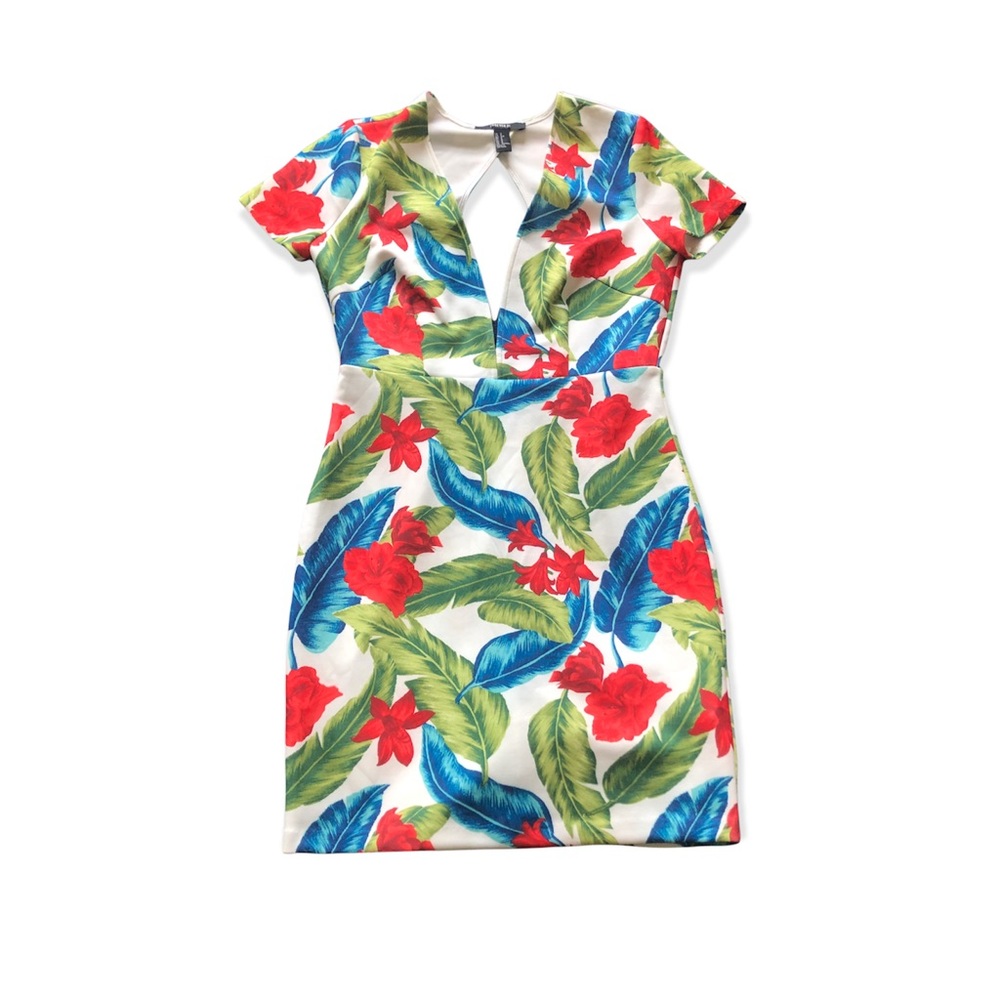 Forever 21 flower print mini dress
